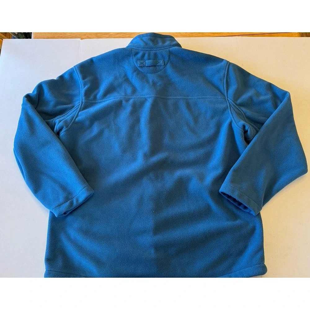 Duluth Trading Company Jacket Mens XL Tall‎ Blue Full zip Fleece outdoors